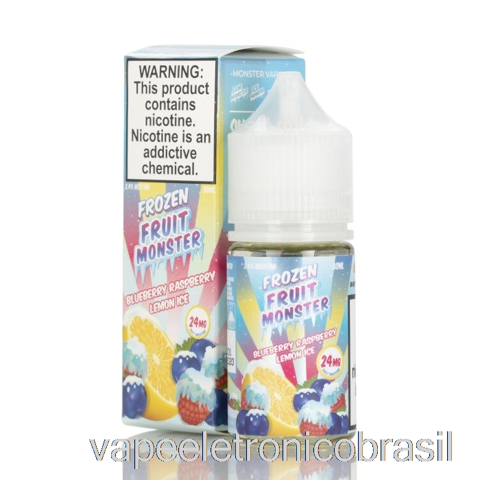 Vape Vaporesso Gelo Mirtilo Framboesa Limão - Sais Monstros De Frutas Congeladas - 30ml 48mg